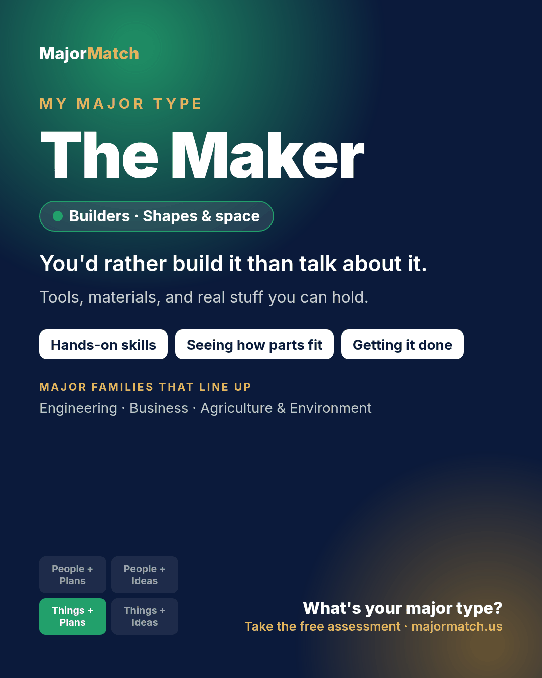 The Maker major type card
