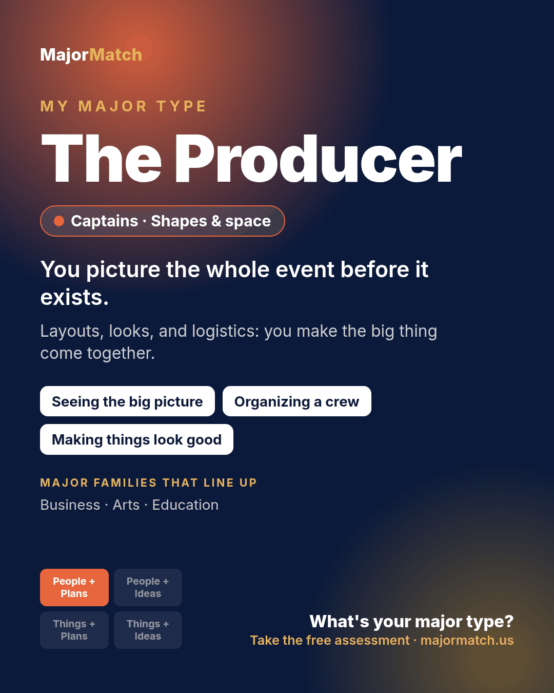 The Producer major type card